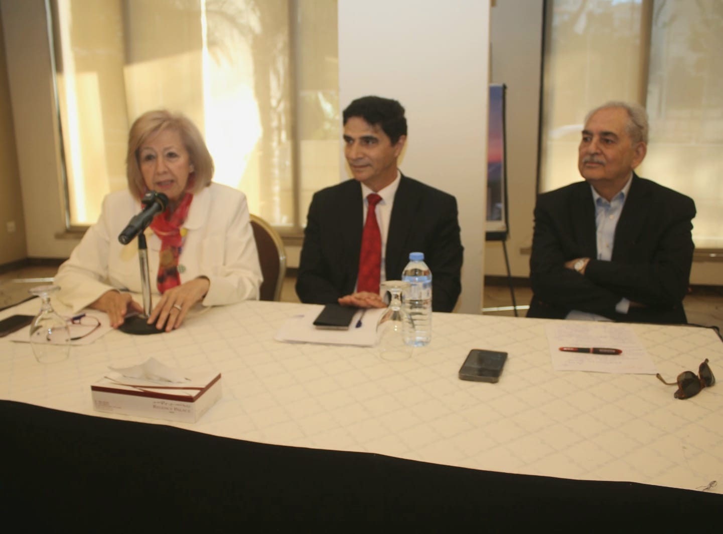 Conférence intitulée : L'État jordanien et les défis futurs